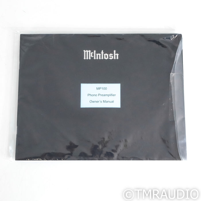 McIntosh MP100 MM & MC Phono Preamplifier