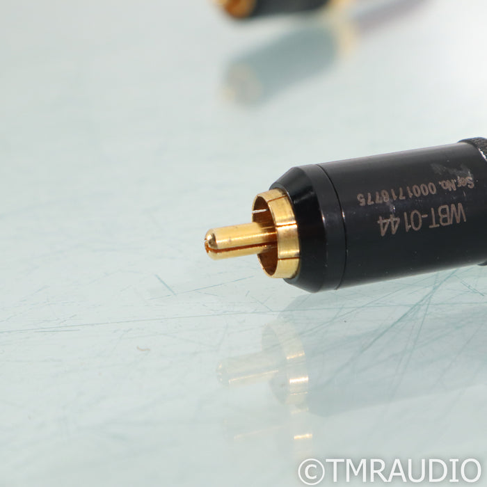 JPS Labs Superconductor 3 RCA Cables; 1m Interconnect w/ WBT Connectors