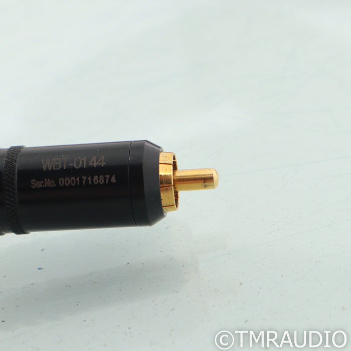 JPS Labs Superconductor 3 RCA Cables; 1m Interconnect w/ WBT Connectors