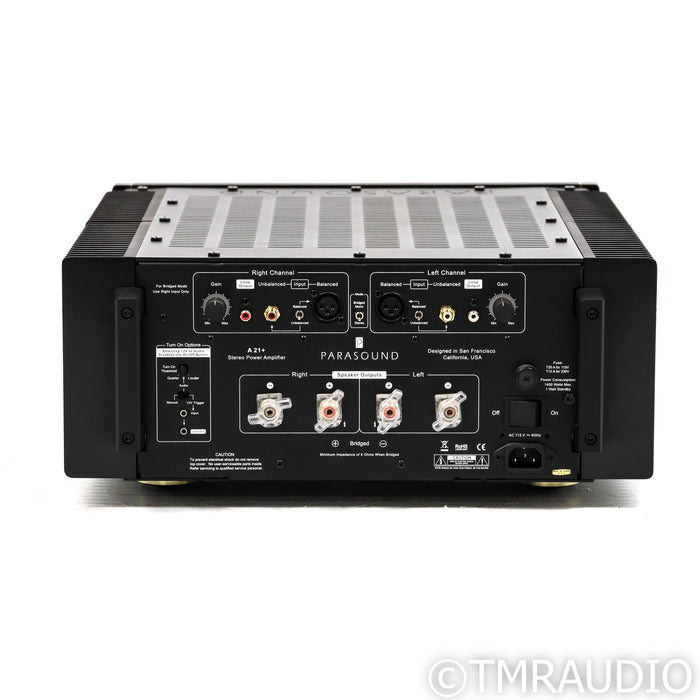 Parasound Halo A 21+ Stereo Power Amplifier; A21+