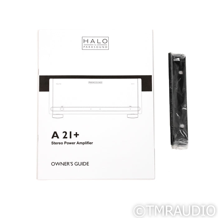 Parasound Halo A 21+ Stereo Power Amplifier; A21+
