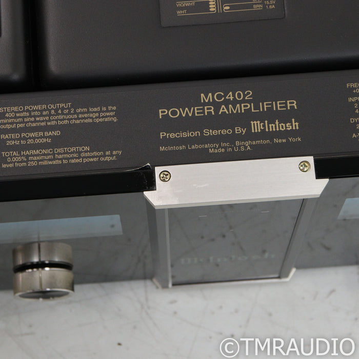McIntosh MC402 Stereo Power Amplifier