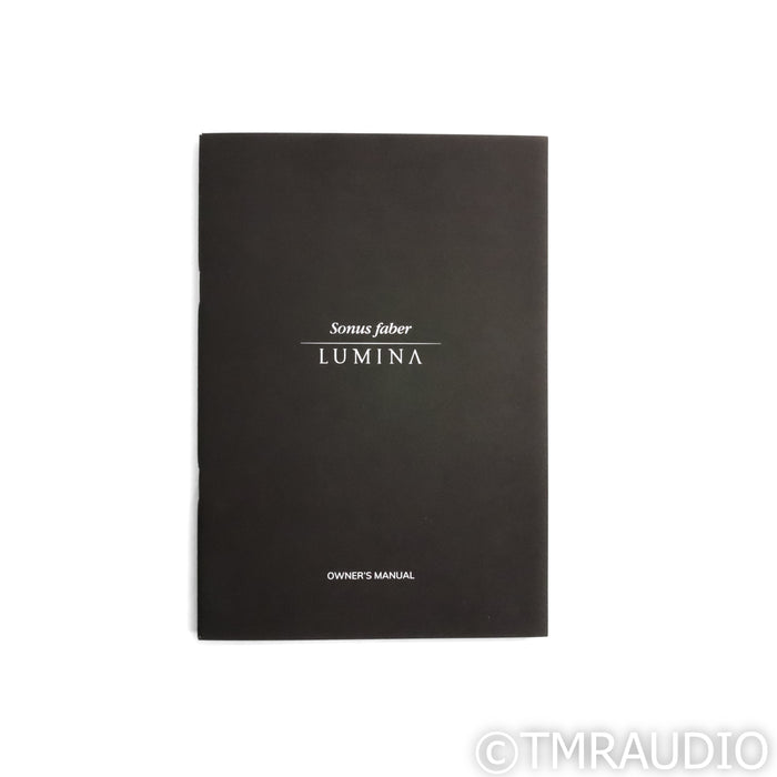 Sonus Faber Lumina II Bookshelf Speakers; Black Pair