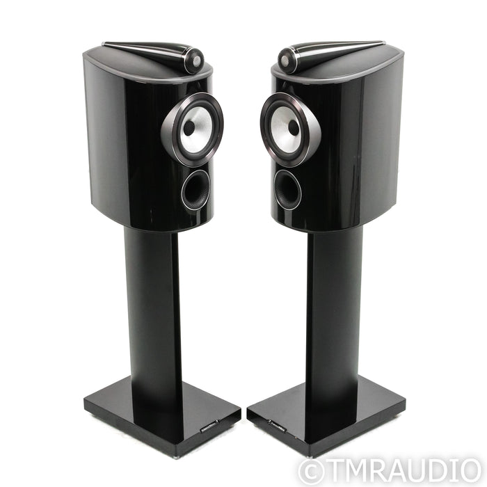 Bowers & Wilkins 805 D4 Bookshelf Speakers with Stands; Gloss Black Pair