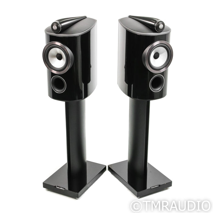 Bowers & Wilkins 805 D4 Bookshelf Speakers with Stands; Gloss Black Pair
