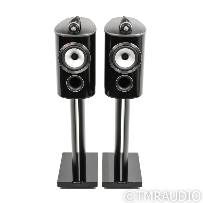 Bowers & Wilkins 805 D4 Bookshelf Speakers with Stands; Gloss Black Pair
