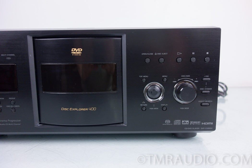 Sony DVP-CX995V 400 Disc CD / DVD Changer / Player