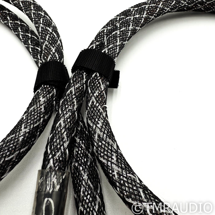 Acoustic Zen Absolute Zero Crystal Silver IC  RCA Cables; 1m Pair Interconnects