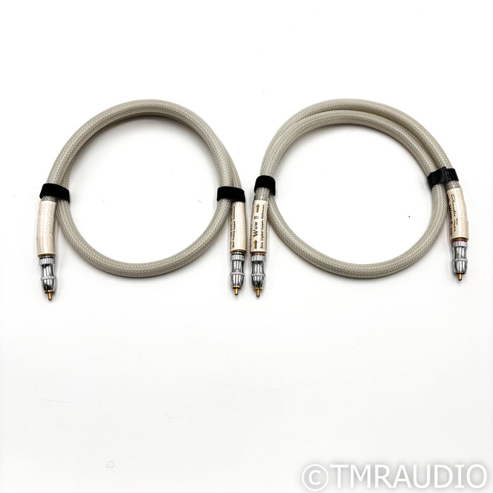 Acoustic Zen Wow MKII RCA Cables; 1m Pair Interconnects