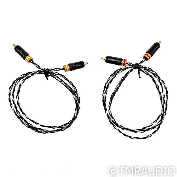 Kimber Kable Silver Streak SE RCA Cables; 1m Pair Interconnects