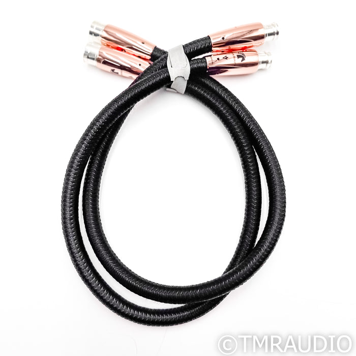 AudioQuest Black Beauty XLR Cables; 0.6m Pair Balanced Interconnects