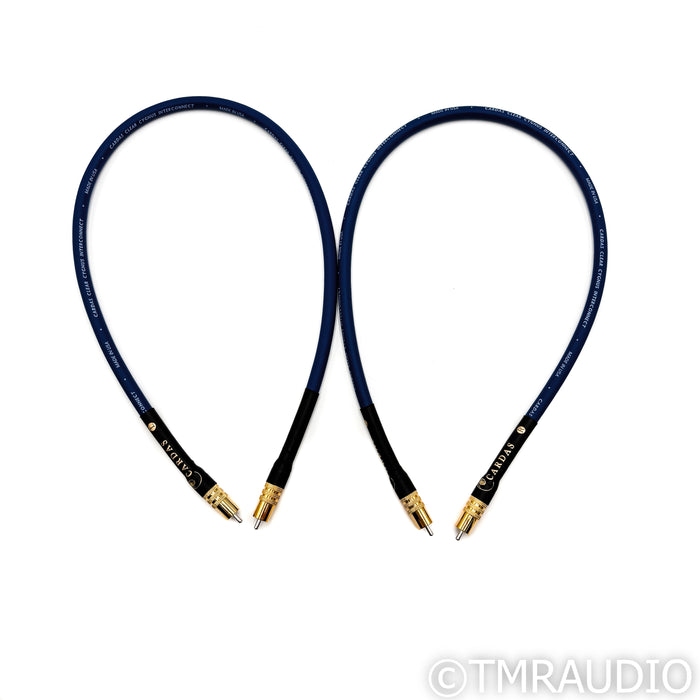 Cardas Audio Clear Cygnus RCA Cables, 0.75m Pair Interconnects