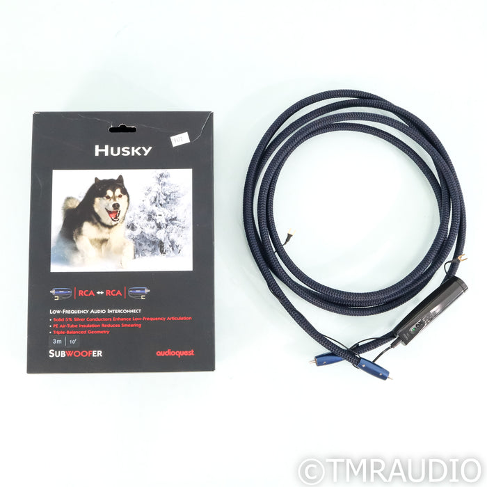 AudioQuest Husky Subwoofer RCA Cable; 3m Single Interconnect