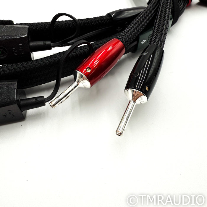 AudioQuest  Robin Hood ZERO Bi-Wire Speaker Cable; 72v DBS; 4ft Pair