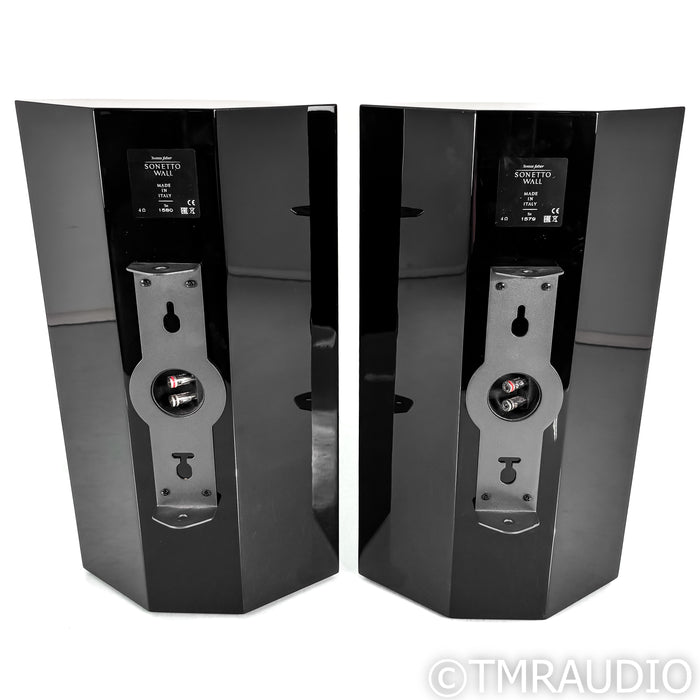 Sonus Faber Sonetto Wall G1 On-Wall Speakers; Black Pair
