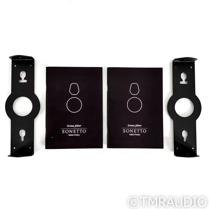 Sonus Faber Sonetto Wall G1 On-Wall Speakers; Black Pair