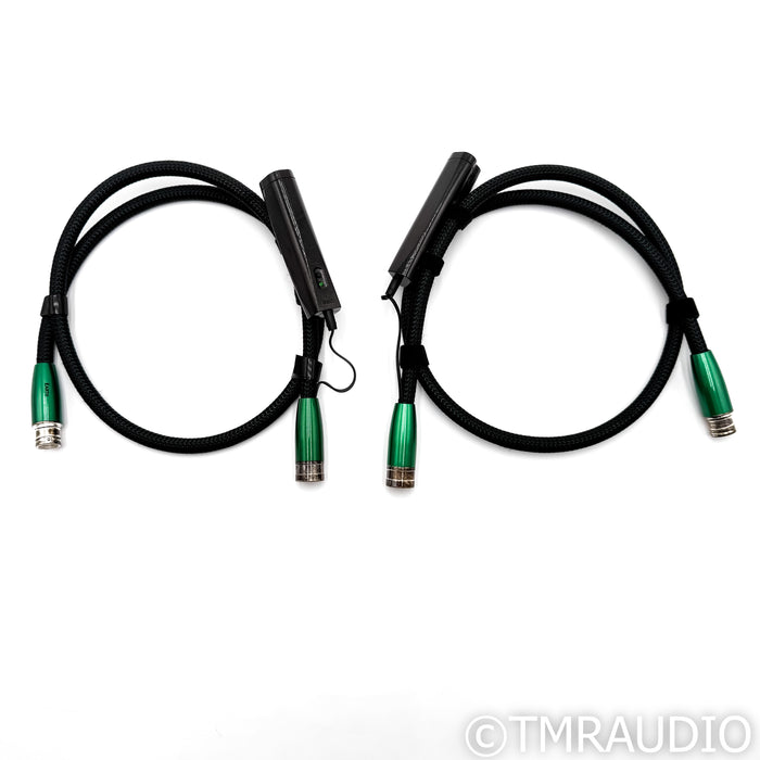 AudioQuest Earth XLR Cables; 1m Pair Balanced Interconnects