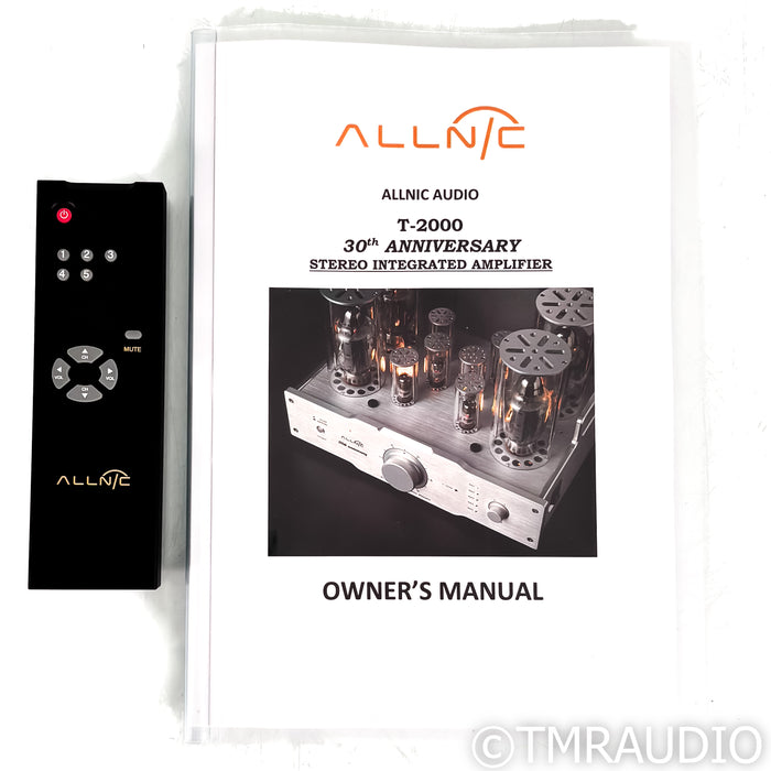 Allnic Audio T-2000 30th Anniversary Stereo Tube Integrated Amplifier