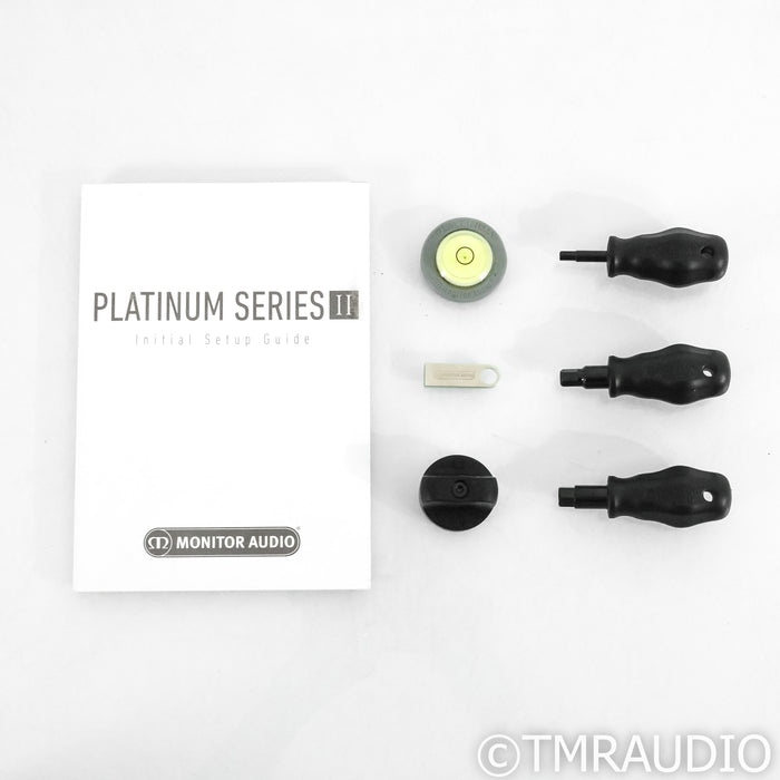 Monitor Audio Platinum PL100 II Bookshelf Speakers; Ebony Pair