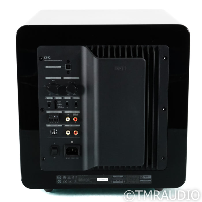 KEF KF92 9" Powered Subwoofer; Gloss Black