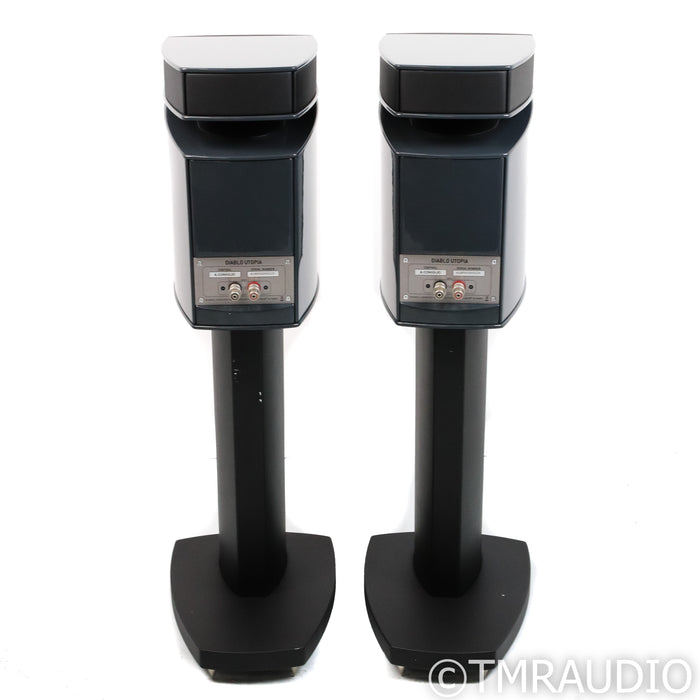 Focal Diablo Utopia Colour Evo Bookshelf Speakers; Ash Gray Pair; Stands (Used)