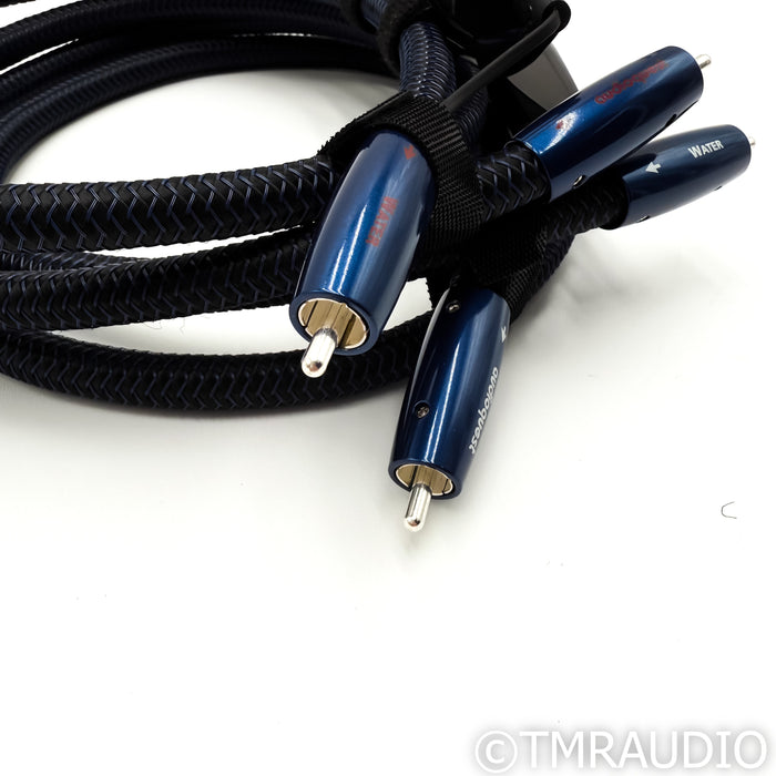 AudioQuest Water RCA Cables; 1m Pair Interconnects