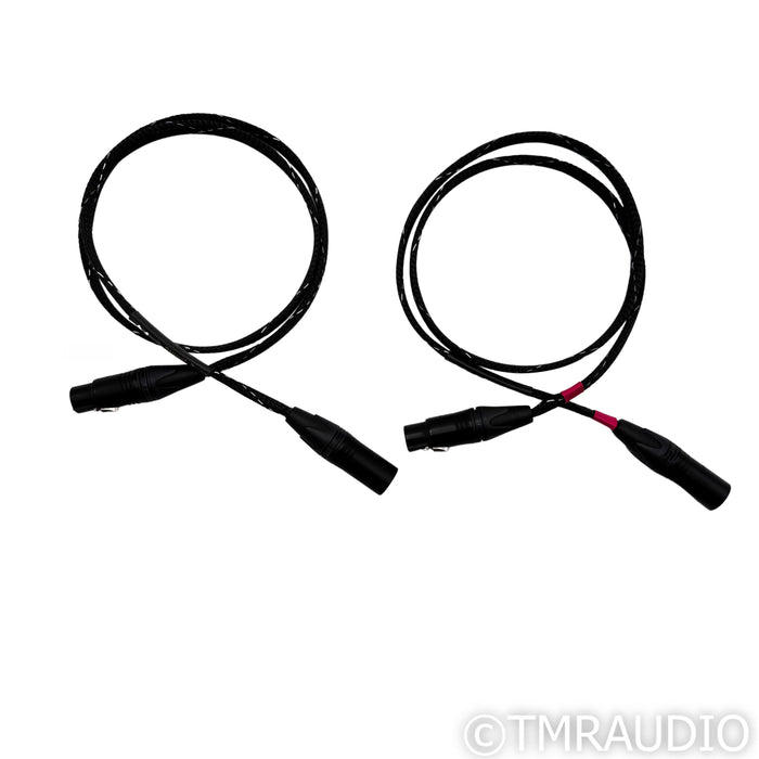 Morrow Audio MA-5 XLR Cables; 1m Pair Balanced Interconnects.