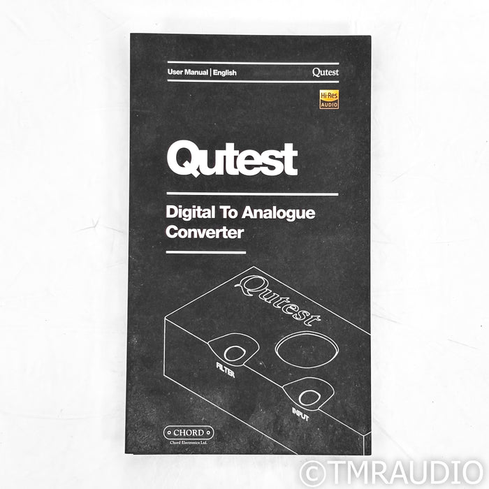 Chord Electronics Qutest DAC; D/A Converter
