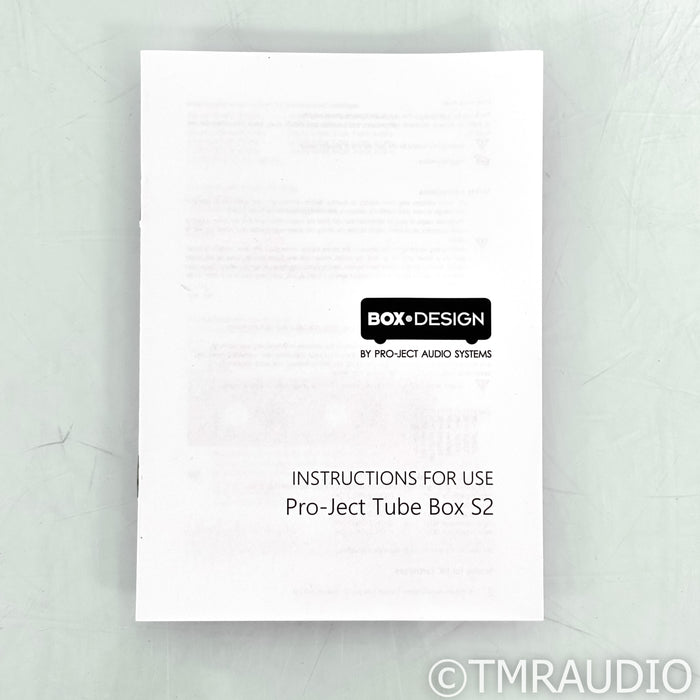 Pro-Ject Tube Box S2 MM / MC Phono Preamplifier