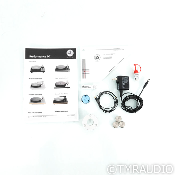 Clearaudio Performance DC Wood Belt Drive Turntable; Dynavector DV 20x2 MC