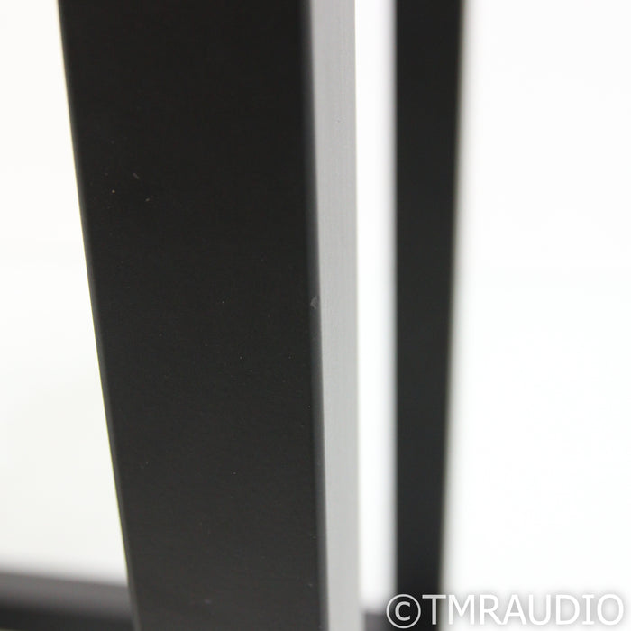 Mission 770 Bookshelf Speakers; Black Oak Pair w/ Stands