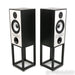 Mission 770 Bookshelf Speakers; Black Oak Pair w/ Stands