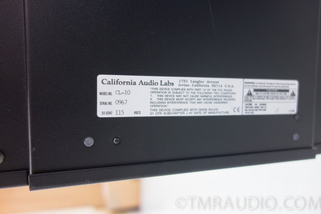 California Audio Labs CL-10 5 Disc CD Changer / Player