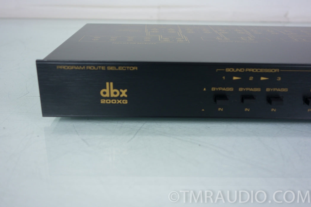 DBX 200XG Manual - Program Route Selector