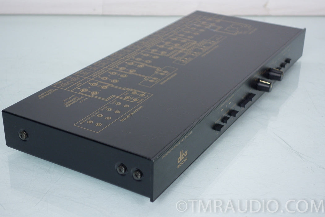 DBX 200XG Manual - Program Route Selector