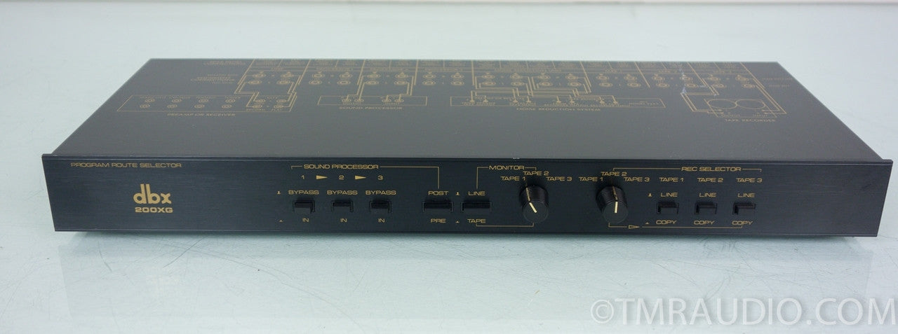 DBX 200XG Manual - Program Route Selector