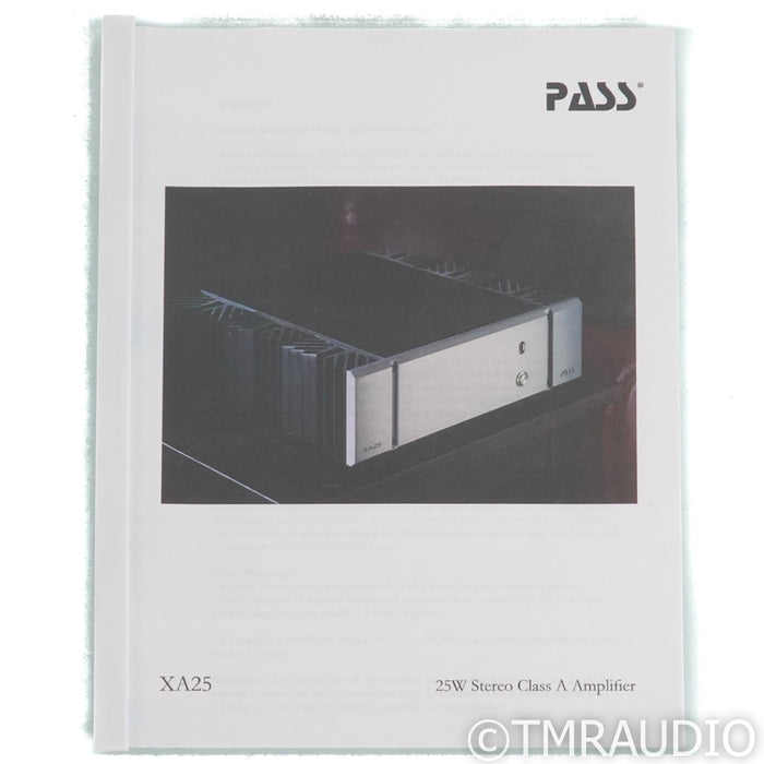 Pass Labs XA25 Stereo Power Amplifier