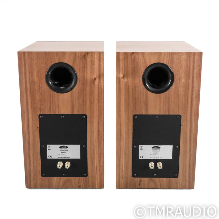 Neat Acoustics Majistra Bookshelf Speakers; Walnut Pair (Mint w/ Warranty)