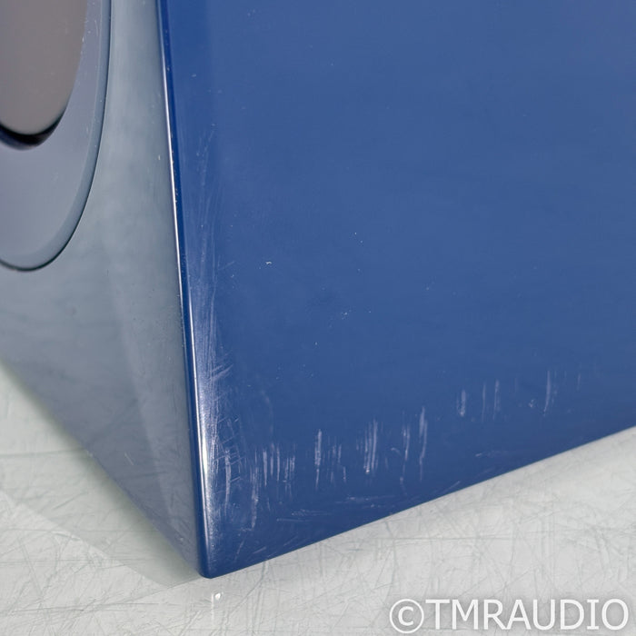 KEF R3 Meta Bookshelf Speakers; Indigo Gloss Pair