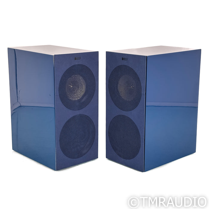 KEF R3 Meta Bookshelf Speakers; Indigo Gloss Pair
