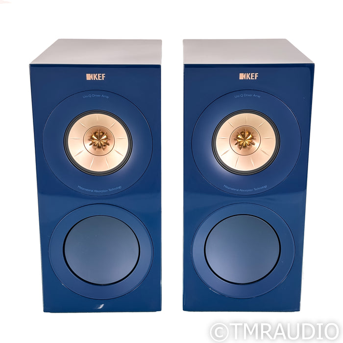 KEF R3 Meta Bookshelf Speakers; Indigo Gloss Pair