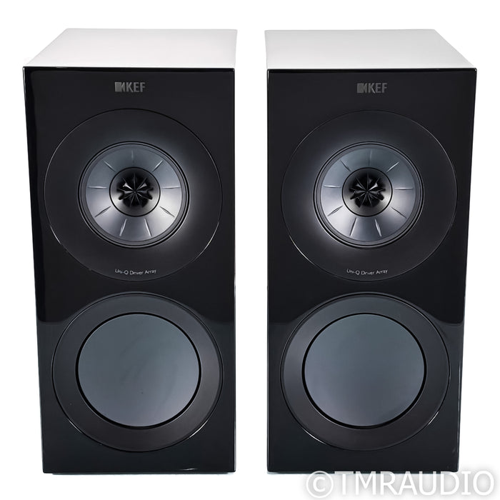 KEF R3 Bookshelf Speakers; Black Pair