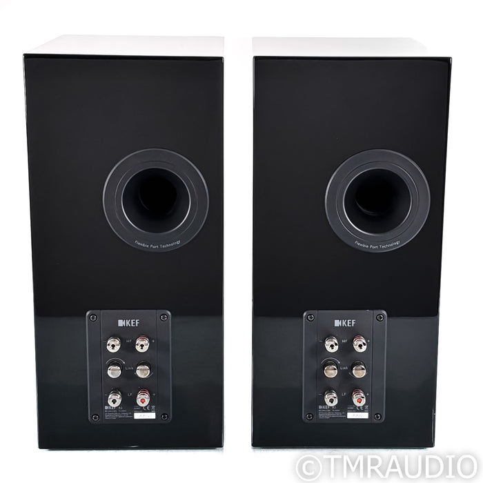 KEF R3 Bookshelf Speakers; Black Pair