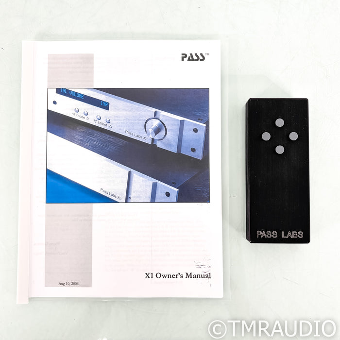 Pass Labs X1 Stereo Preamplifier