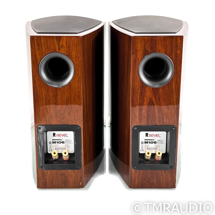 Revel Performa3 M106 Bookshelf Speakers; Gloss Walnut Pair