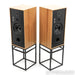 Graham Audio LS8/1 Derek Hughes SE Bookshelf Speakers with Stands; Teak Pair
