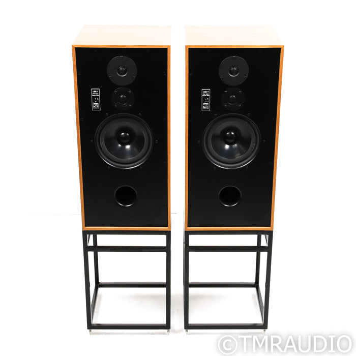 Graham Audio LS8/1 Derek Hughes SE Bookshelf Speakers with Stands; Teak Pair