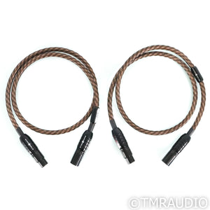 WireWorld Eclipse 8 XLR Cables; 1m Pair Balanced Interconnects