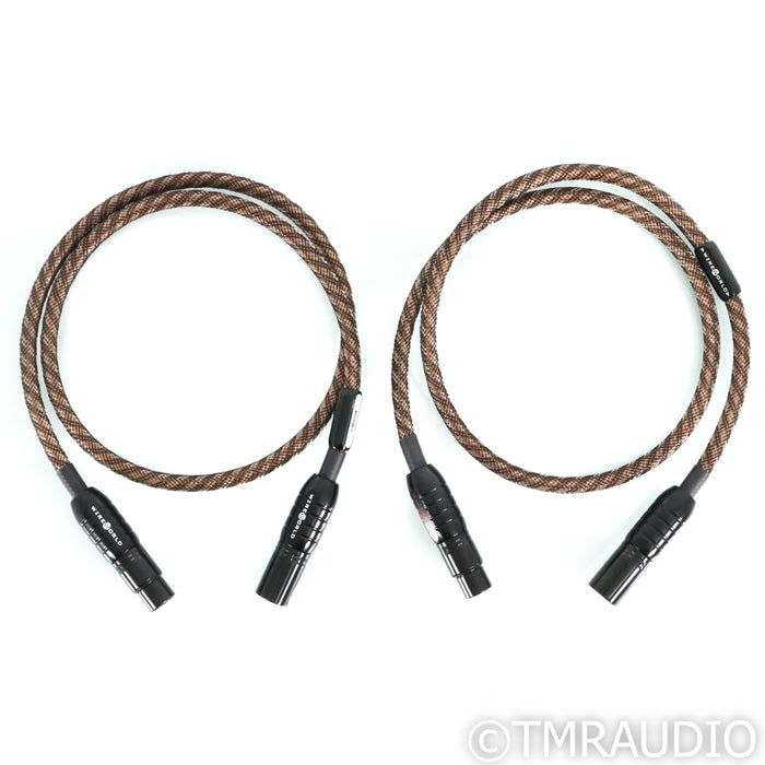 WireWorld Eclipse 8 XLR Cables; 1m Pair Balanced Interconnects