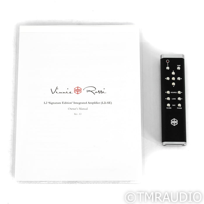 Vinnie Rossi L2i SE Stereo Tube Integrated Amplifier; 2.0 DAC